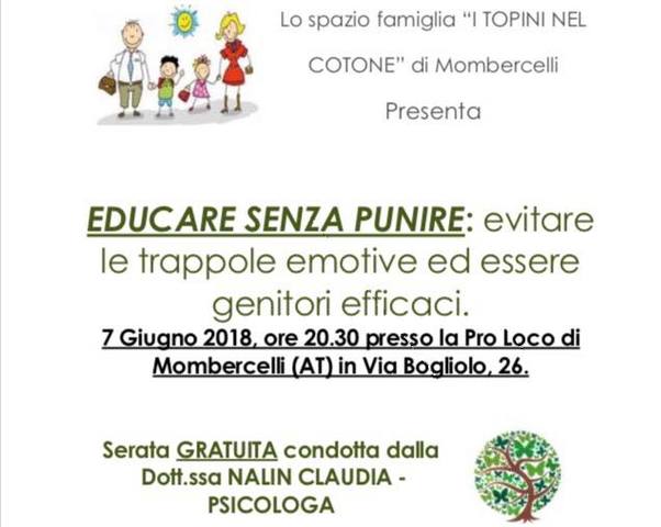 EVENTO: Educare senza punire 